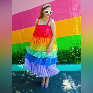 Let Me Be Tiered Tulle Dress Hutch X Anthropologie